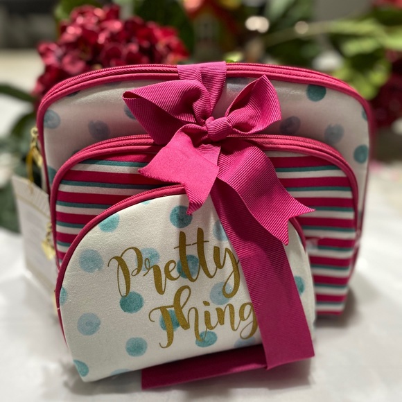 Handbags - Travel Toiletry bag 3pc makeup bags gift set New